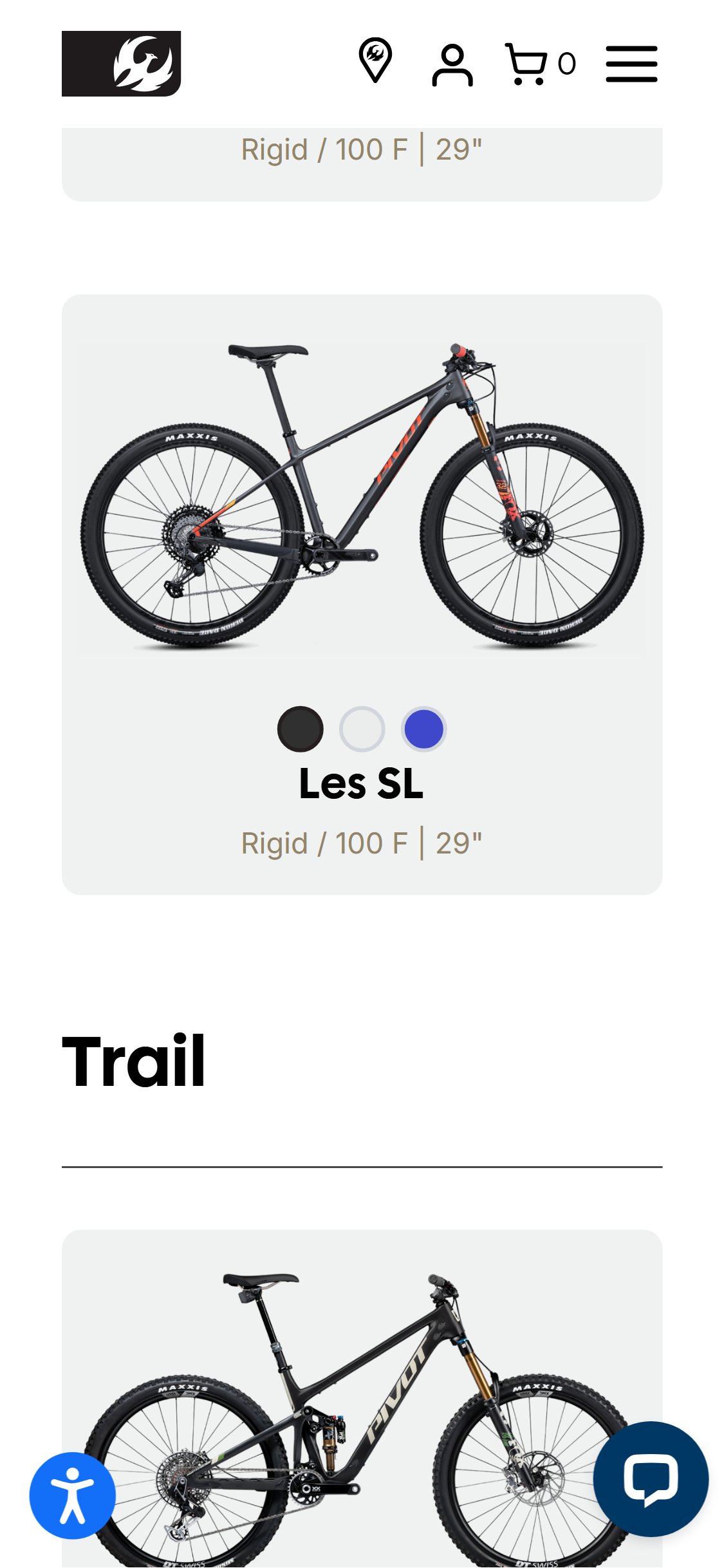 Pivot Cycles — Collection cards without badges or price